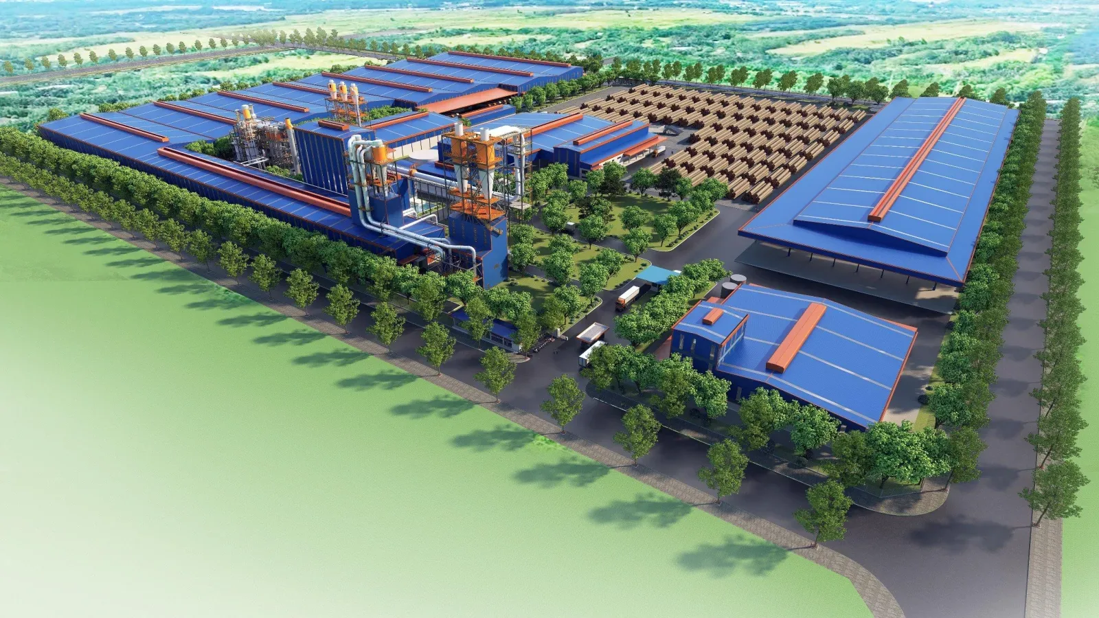 Năm 2022 — nhà máy ván sàn Kim Tín tại Bình Phước